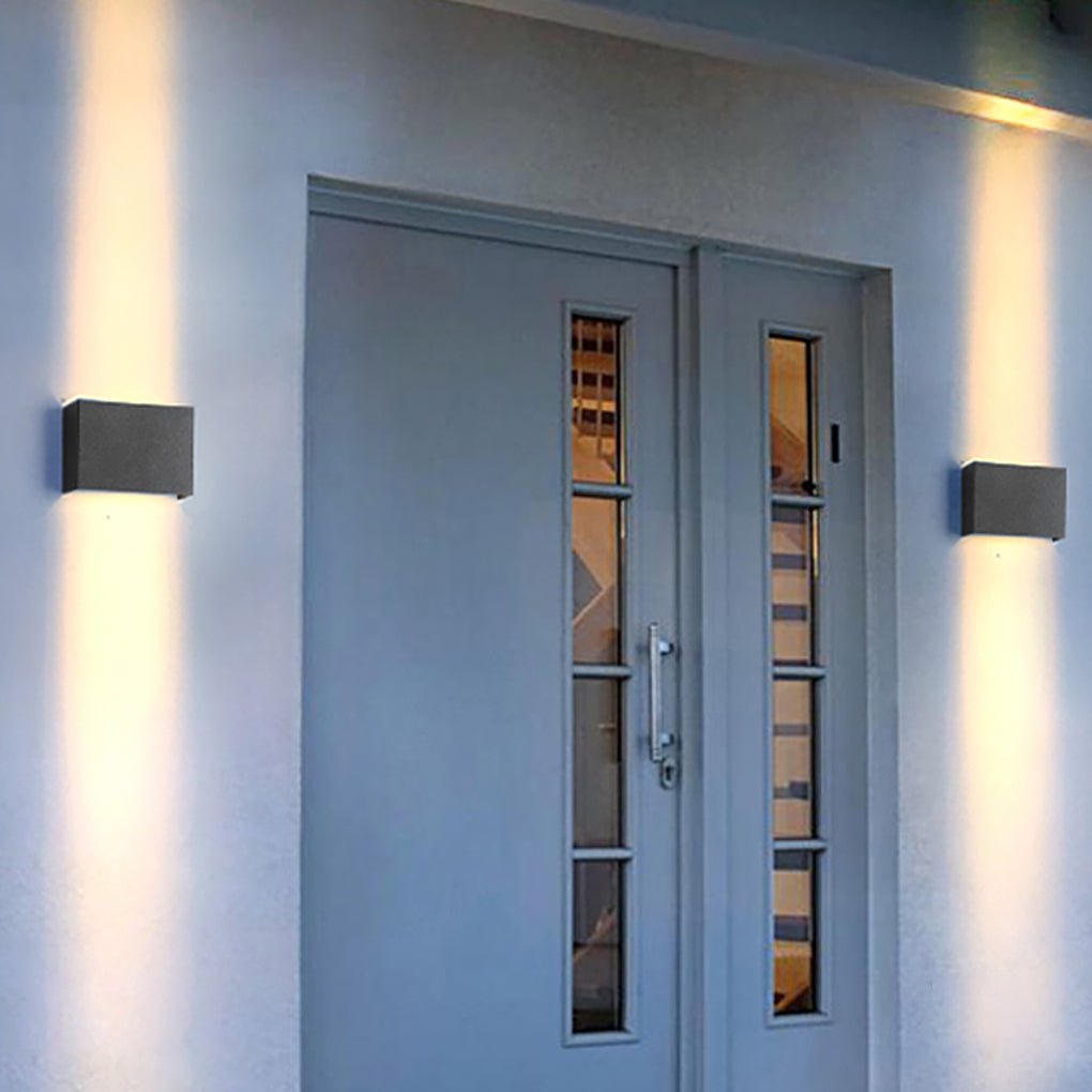 Up down Lighting Wall Lights Modern Square Illuminated Lamp