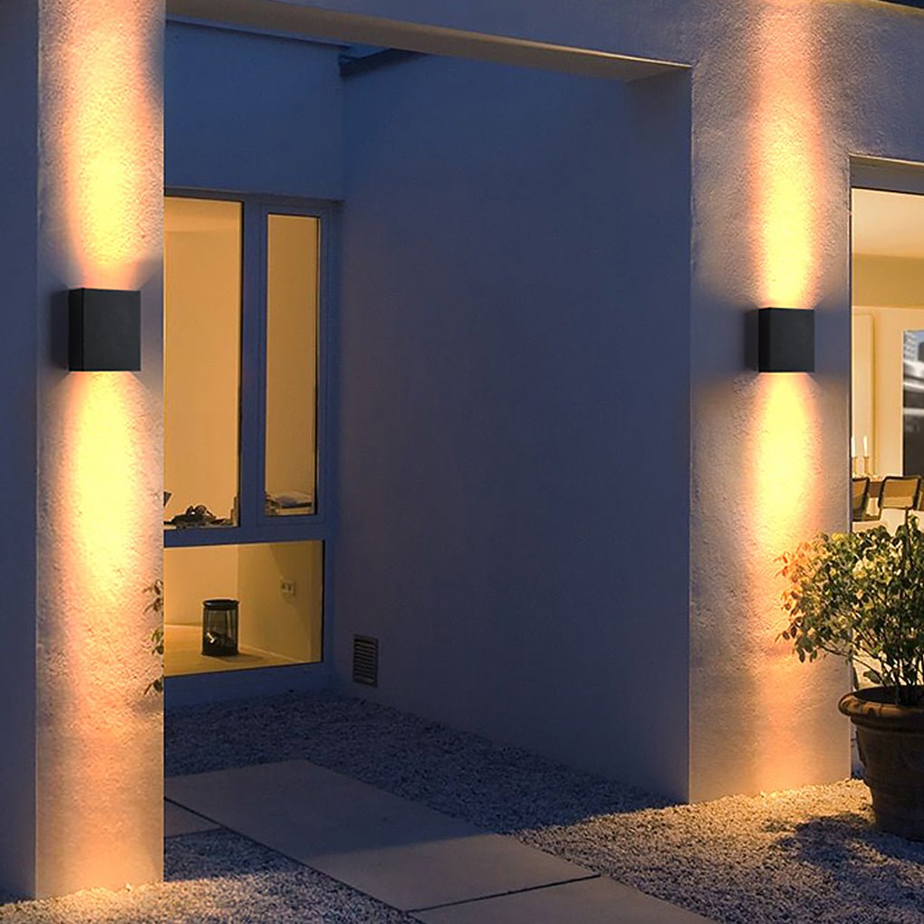 Up down Lighting Wall Lights Modern Square Illuminated Lamp