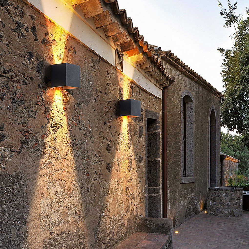 Outdoor up down Wall Light Waterproof Adjustable Beam Angle Light