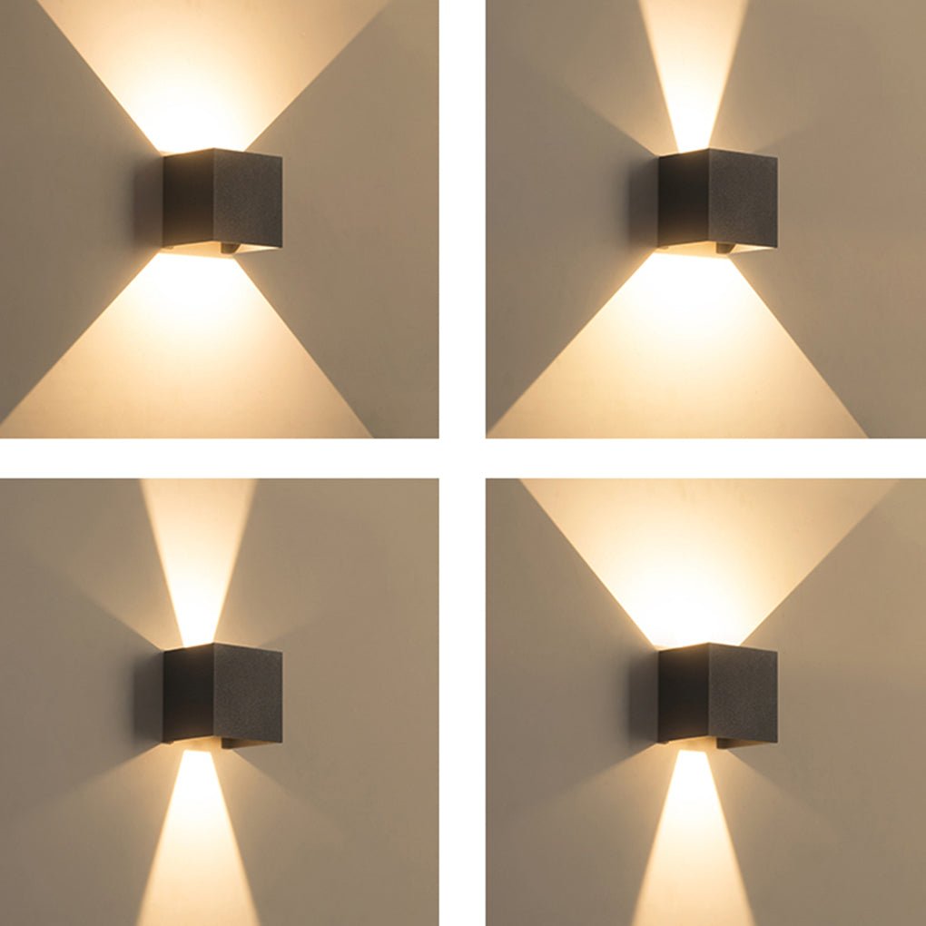 Outdoor up down Wall Light Waterproof Adjustable Beam Angle Light