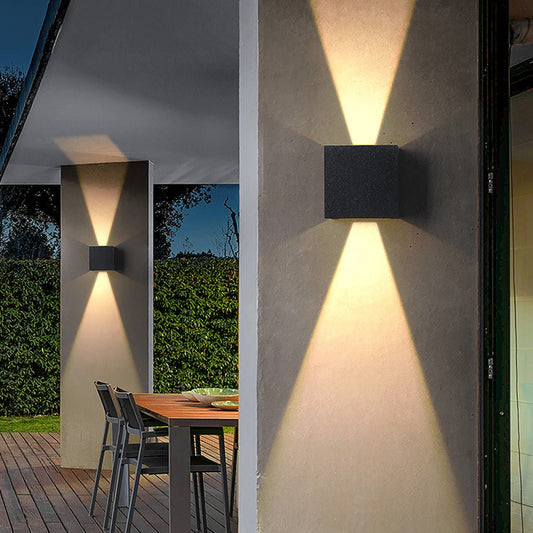 Outdoor up down Wall Light Waterproof Adjustable Beam Angle Light