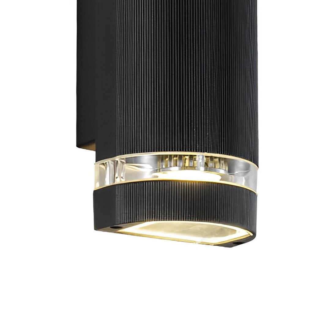 Up and down Light Wall Sconce Black Outdoor Waterproof Light