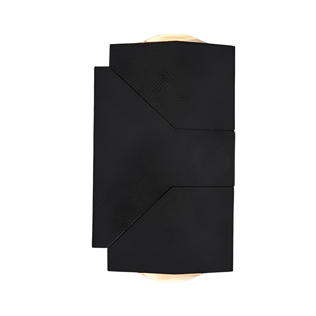 Up Down Sconce Outdoor Adjustable Waterproof Black Lamp