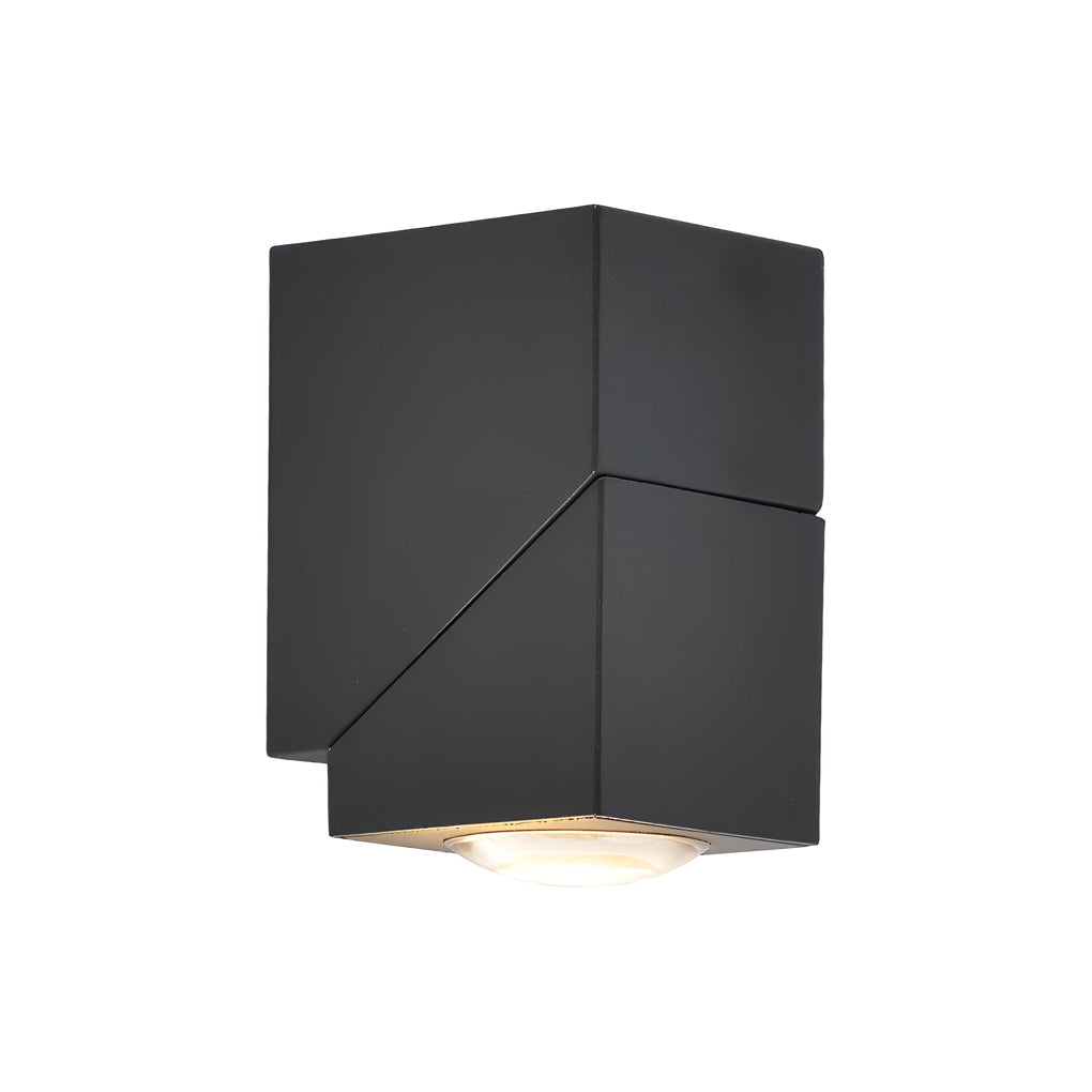 Up Down Sconce Outdoor Adjustable Waterproof Black Lamp