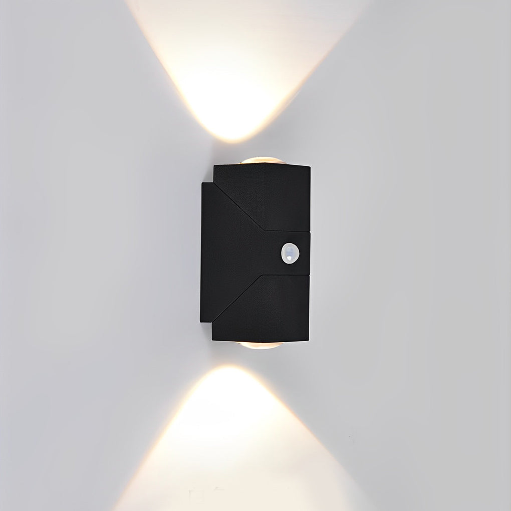 Up Down Sconce Outdoor Adjustable Waterproof Black Lamp