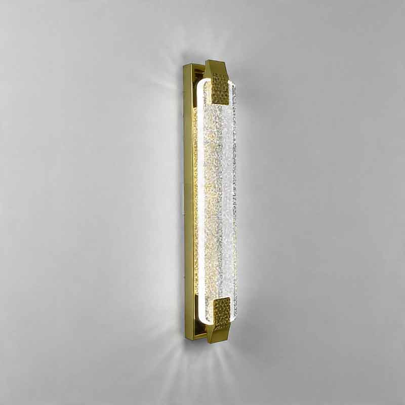 Luxury Modern Wall Lights Living Room LED Linear Crystal Lamp