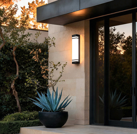 Vertical Wall Lighting Rectangular Modern Waterproof LED Light