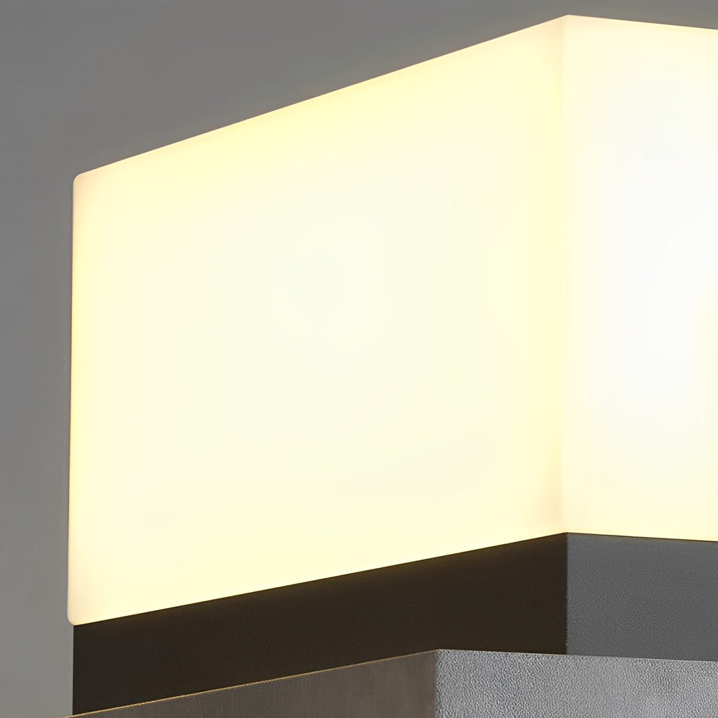 Front Lawn Lights Minimalist Square Waterproof LED Light