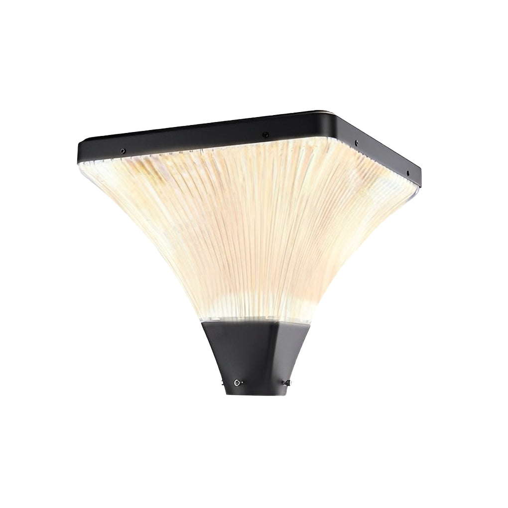 Night Street Light Striped Waterproof Square Modern Garden Lamp