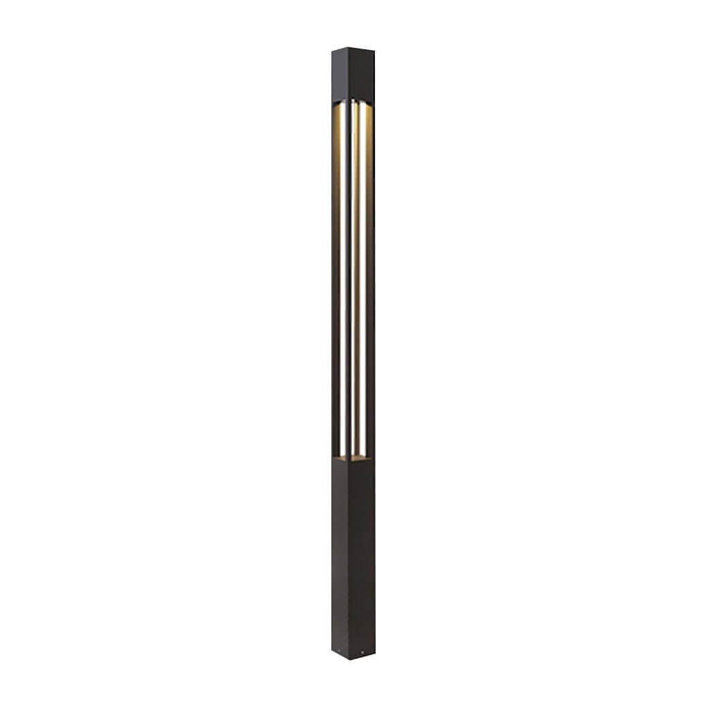 LED Bollard Path Lights Modern Black Landscape Light
