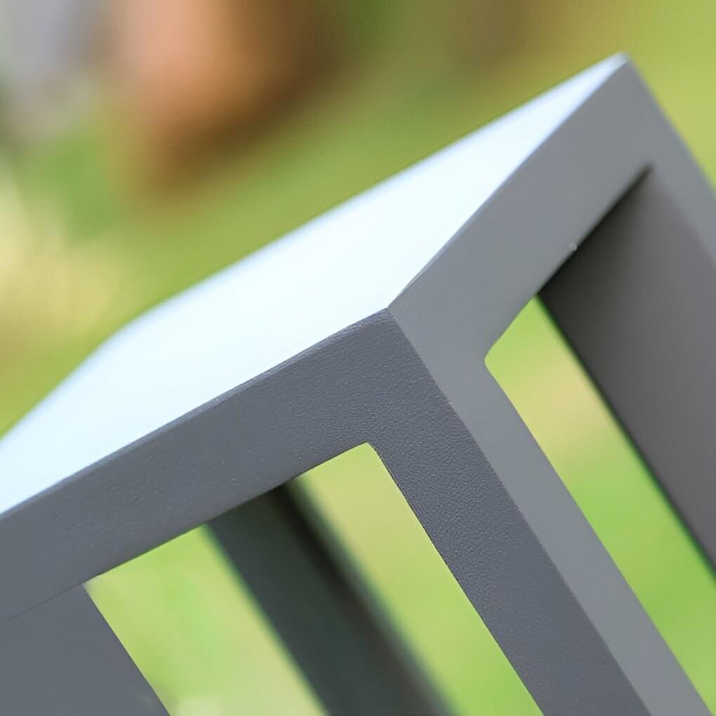 LED Bollard Garden Light Black Aluminum Garden Landscape Light