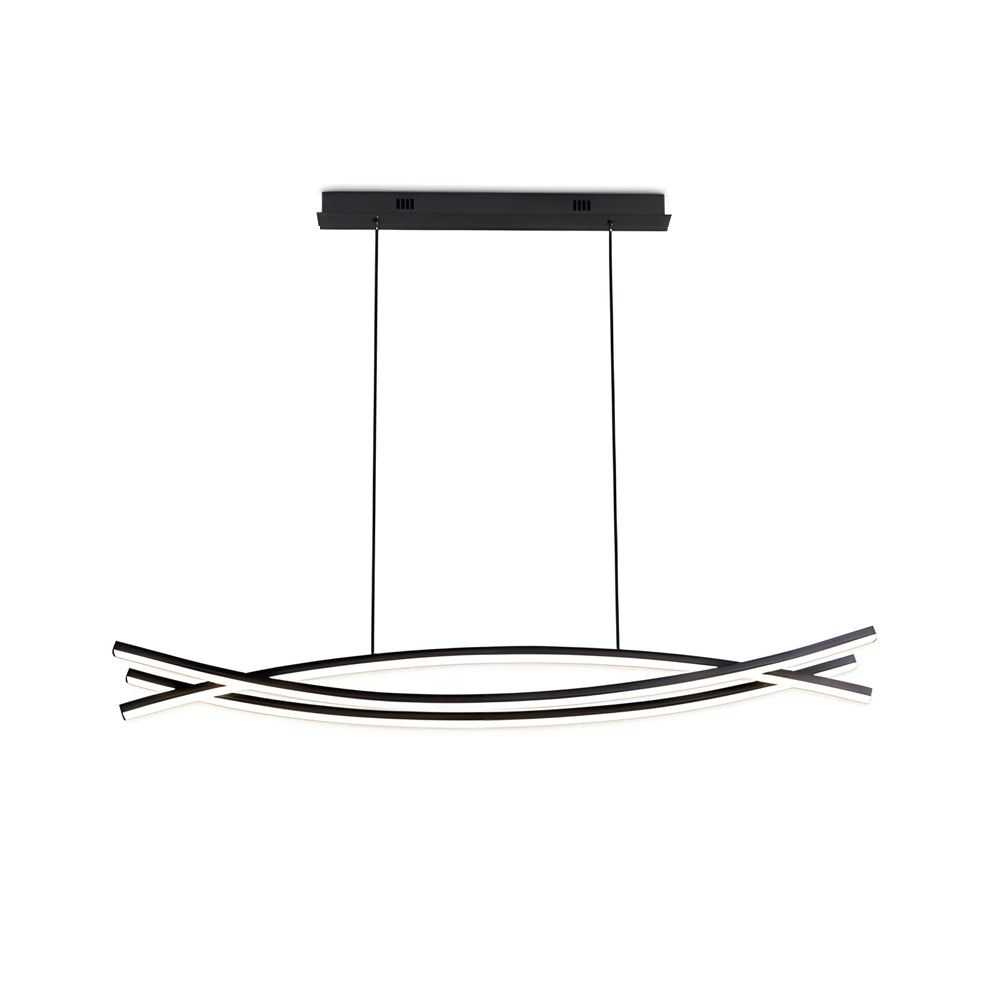 Wave Hanging Light Modern Aluminum LED Ceiling Light