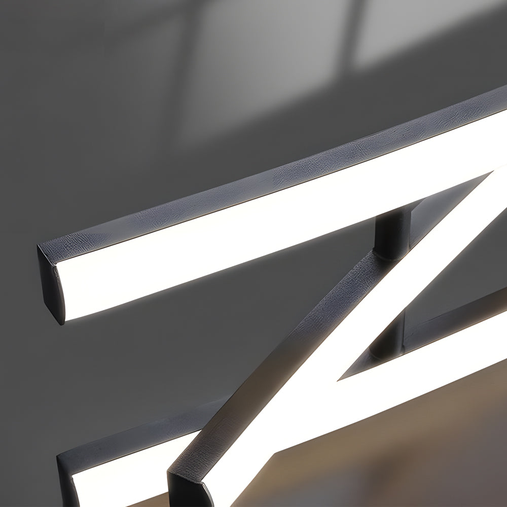 Wave Hanging Light Modern Aluminum LED Ceiling Light