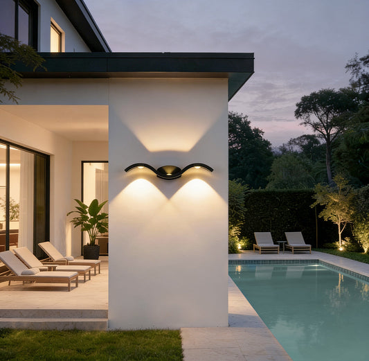 Wave Wall Sconce Outdoor Creative Up-Down LED Light