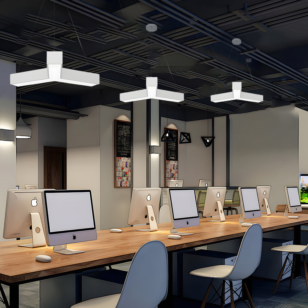 Y Shape Linear Light Industrial Geometric Ceiling Light